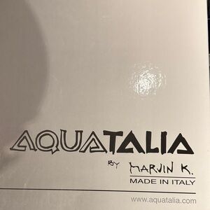 Aquatalia Black Leather Knee-High Boots